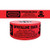 Presco Economy Printed Barricade Tape: 3 in. x 1000 ft. (Red with Black"DANGER CRYSTALLINE SILICA" printing)