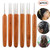 Dreadlock Crochet Hook  6PCS Dreadlocks Tool Includes 1 Hook 2 Hooks 3 Hooks Soft Touch Steel 05mm 075mm Hair Weaving Needle Crochet for Braid Craft