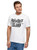 oodji Ultra Mens Printed Cotton TShirt White US 4244  EU 5254  L