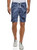 oodji Ultra Mens Drawstring Printed Shorts Blue M