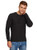 oodji Ultra Mens Crew Neck Cotton Pullover Black US 46  EU 56  XL