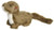 TSTADVANCE Stuffed Animal  Otter M 21cm Japan Import