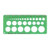 SINWA Shinwa measurement template TB  4 circle ruler small 66005 4960910660052