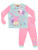 Peppa Pig Girls Fairy Pajamas Pink Size 4