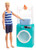 Barbie FYK52 Ken Doll & Laundry Playset, Multicolor