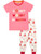 Harry Bear Girls Pajamas Donut Size 6 Pink