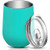 Stainless Steel Stemless Wine Glass Tumbler 12oz Vacuum Insulated Double Wall Travel Coffee Mug Spill Proof for CocktailChampaignBeer Seafoam Blue 12oz