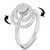 Spinner Rings Woman Band Ring Fidget Anxiety Adjustable Rings 925 Sterling Silver Engagement Ring Girls Jewelry Gift
