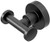 Gatco 5505 Studio Bathroom Robe Hook, Matte Black