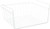 Metaltex USA Inc. Under Shelf Basket, White, 20-Inch