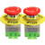 2 Pcs x LAY37 Red Mushroom Emergency Stop Push Button Switch NO  NC 22mm CNC Gecko