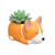 Cute Animal Corgi Shaped Cartoon Home Decoration Succulent Vase Flower Plant Pots Plant Not Included