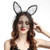 Halloween Headband Cat Ears Lace Veil Hair Band Headdress for Women Perfect Hair Accessories for Halloween Ball Party Masquerade and Cosplay