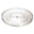 InterDesign Linus Lazy Susan Cabinet Turntable - Organizer Tray for Kitchen Pantry or Countertops - 11", Clear