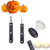 LED Pumpkin Lights with Remote Timer for Pumpkin JackOLantern Halloween Party Decorations 2Pack Battery Operated Bright Flickering White Flameless Candle Lights with Pumpkin Carving Kit Tools Set