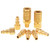Air Coupler and Plug Kit SUNGATOR Solid Brass Quick Connect Set 14 Industrial NPT Air Compressor Accessories 8Piece