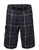 Unitop Mens Board Shorts Summer Holiday Plaid Pattern Quick Dry Black39 40
