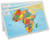 Painless Learning Educational Placemats Europe Asia and Africa Maps Set Non Slip Washable