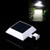 Solar Motion Sensor Light Outdoor 150LM Brighter Design/ PIR Sensor Solar Powered Led/ Waterproof Durable/ Fence Wall Driveway Garden Patio Path Decking Light White Light