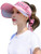 Womens Mens Retractable Wide Brim Sun Visor Hat UV Protection Beach Sun Visor Adjustable Golf Tennis Volleyball Visor Cap Breathable Summer Sun Hat with Retractable Visor Summer Headwear Sun Visor Cap