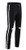 FEESON Mens Casual Distressed Ripped Jeans Skinny Stretchy Side Color Ribbon Pants Black White