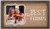 Malden International Designs Burlap Wall Sentiments Silkscreened "Best Friends" Picture Frame, 4x4, Tan