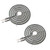 2Pack CH30M1 for GE Range Burner 6 Small Element WB30M1 PS243867 AP2634727