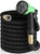 Linquo 100 ft Garden Hose  Upgraded Expandable Water Hose with Double Latex Core 34 Solid Brass Connectors 8 Pattern Spray Nozzle  New Flexible Expanding Hose
