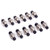 RuoFeng 2 Pins SPST Momentary Mini Push Button Switch 1A 250V AC Pack of 12 Black