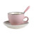 Ynsfree Ceramics Tea Cup and Saucer Coffee Cup Set,Design for Latte Art Cappuccino or Americano,Mother's Day Gift Coffee&Tea Set