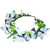 White Buterflies Crown Butterfly Headband Hair Wreath Floral Garland Crown Headpiece