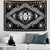 Sun and Moon Tapestry Burning Sun with Stars Tapestry Black and White Tapestry Mystic Fractal Faces Tapestry Psychedelic Hippy Tapestry Wall Hanging for Room 591 x 827 inches