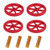 Ender 3 Springs Upgraded 4PCS Hot Bed Die Springs with 4PCS Aluminium Hand Twist Leveling Nut for Creality Ender 33 Pro Ender 55 PlusPro CR10 CR10S10S Pro CR 20 3D Printer