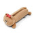 Line Friends Choco Character Plush Stuffed Animal Cute Pencil Case Pouch Beige