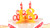 iGifts And Cards Happy 18th Birthday Cake 3D pop up Card  Awesome Cute Fun Cool Best Wishes Unique Special Occasion HalfFold Celebration Son Daughter Best Friend BFF Congratulations
