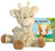 ebba Loppy Giraffe Plush with Rattle Gift Set