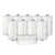 Connecting Threads 100 Cotton Thread Sets  1200 Yard Spools Set of 10  White
