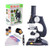 FUNRUI Kids Microscope, 450x, 200x, 100x Magnification Children Science Microscope Kit with LED Lights Includes Accessory Toy Set for Beginners Early Education