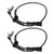 AUTEX 2PCS ABS Wheel Speed Sensor Rear Left  Right ALS1168