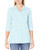 Foxcroft Womens Button Up Island Sky 2