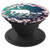Cherry Blossoms White Mama Bear Three Cubs On Teal Navy Blue PopSockets Grip and Stand for Phones and Tablets