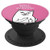 Cat middle Finger PopSockets Grip and Stand for Phones and Tablets