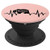 Rose Pink Mama Bear Nursing Mom Wife Nurse Life Heartbeat PopSockets Grip and Stand for Phones and Tablets