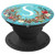 Letter S Teal Monogram PopSocket Wood Deer Initial S Gift PopSockets Grip and Stand for Phones and Tablets