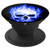 Skull with Blue Flames Phone Accessory PopSockets Grip and Stand for Phones and Tablets