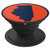 Cute Unique Blue  Orange State of Illinois PACJ1266 PopSockets Grip and Stand for Phones and Tablets