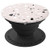 Terrazzo Pattern with Black and White Speckles PopSockets Grip and Stand for Phones and Tablets