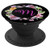 Monogram Flower Circle Purple Letter M PopSockets Grip and Stand for Phones and Tablets