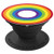 Colourful Rainbow Circle Design PopSockets Grip and Stand for Phones and Tablets