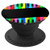 Rainbow Piano Keys On Black PopSockets Grip and Stand for Phones and Tablets